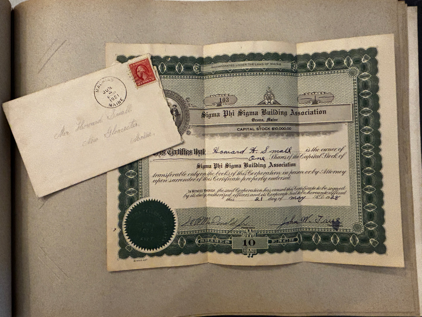 1923 UMaine "Roaring Twenties" College Scrapbook – Rare Bootleg & Sports Time Capsule!