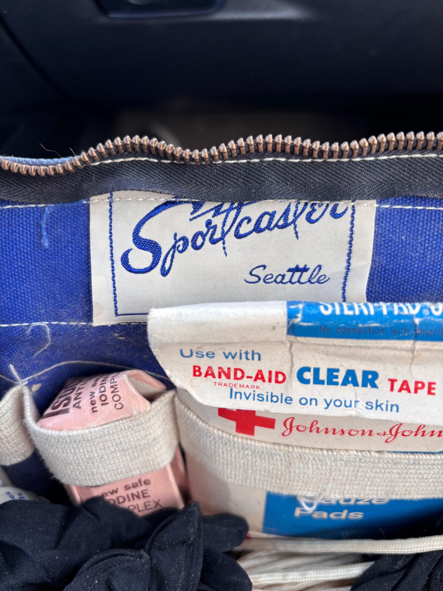 Rare Antique Sportcaster "Ski Patrol" First Aid Kit – 100% Complete Original Contents