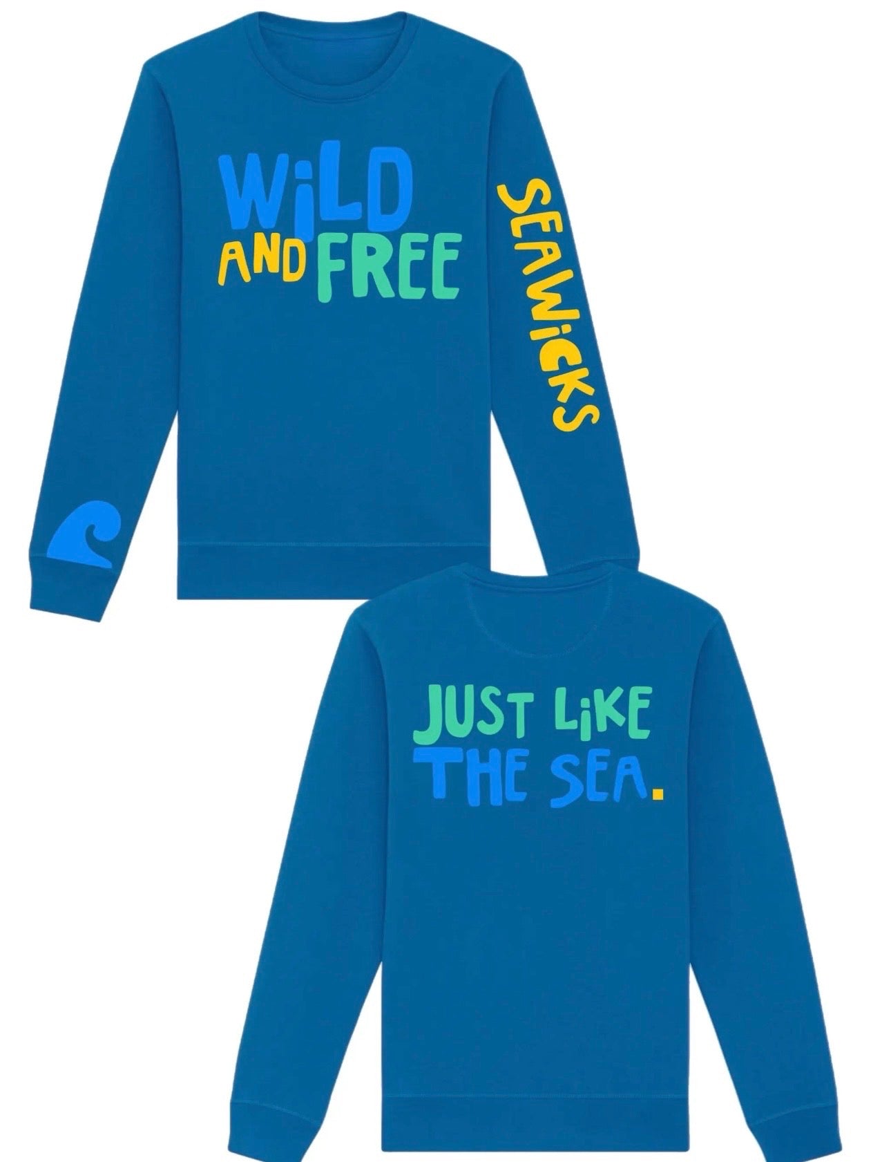 The ‘Wild & Free’ Coastal Seawicks Crewneck