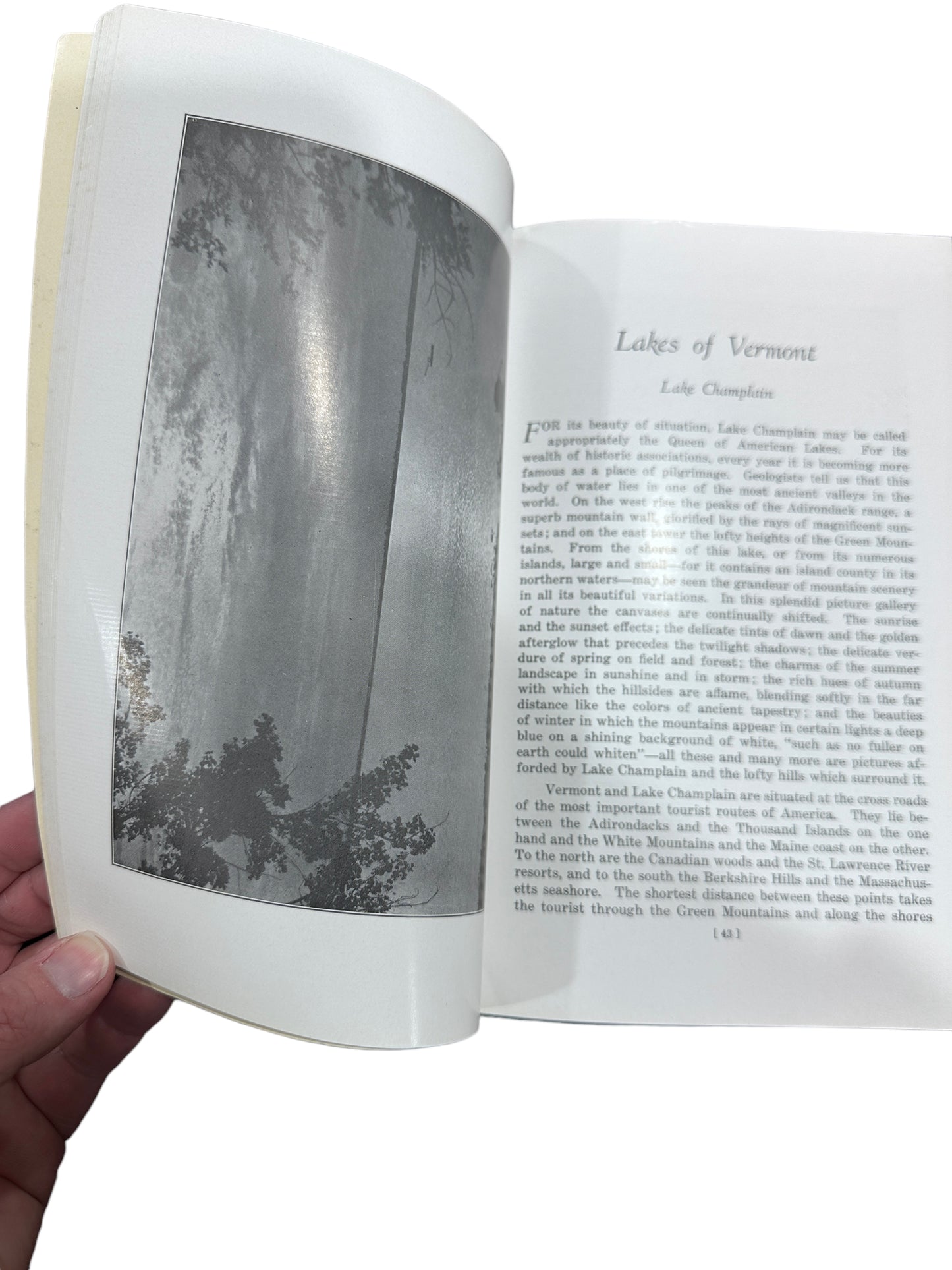 1932 Vintage "Vermont Lakes and Mountains" Booklet