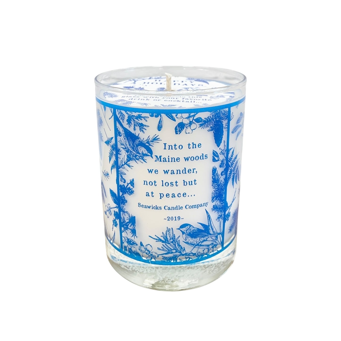 2019 “Peace in the Maine woods” traveler candle