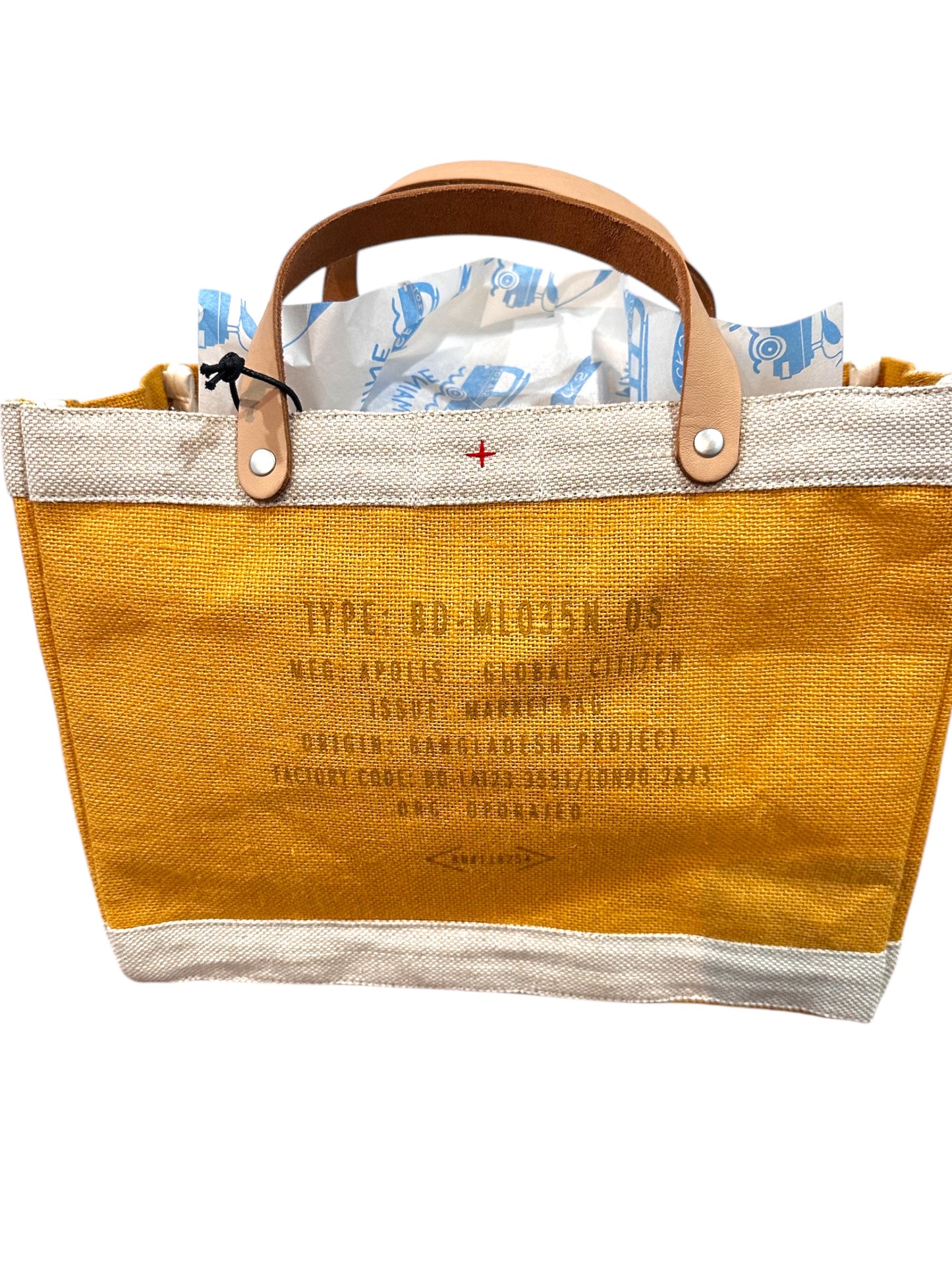 'Beware of Pirates' Petite Market Tote Sunshine Yellow (1 available)