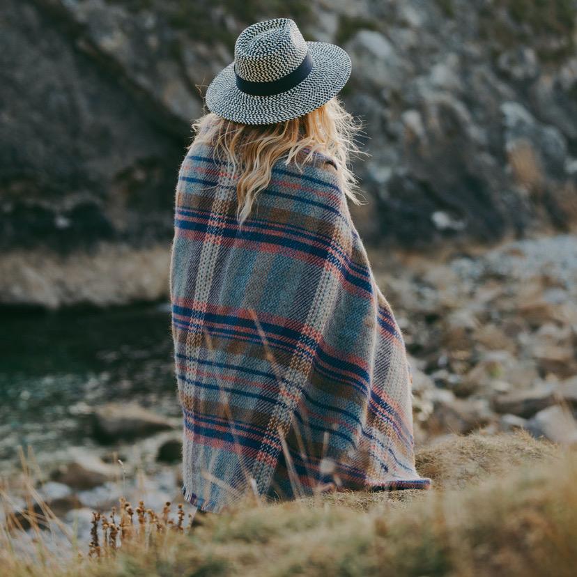 Made in England Random Recycled Wool Blanket