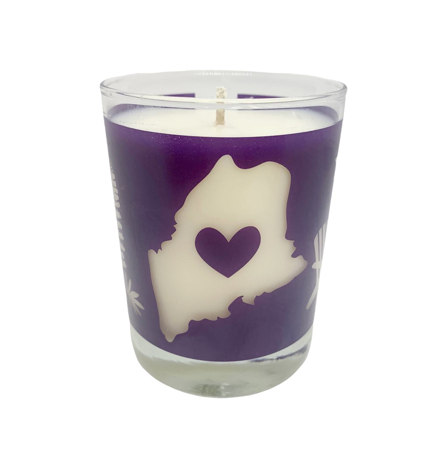 Purple Maine Lupine Travelers Candle