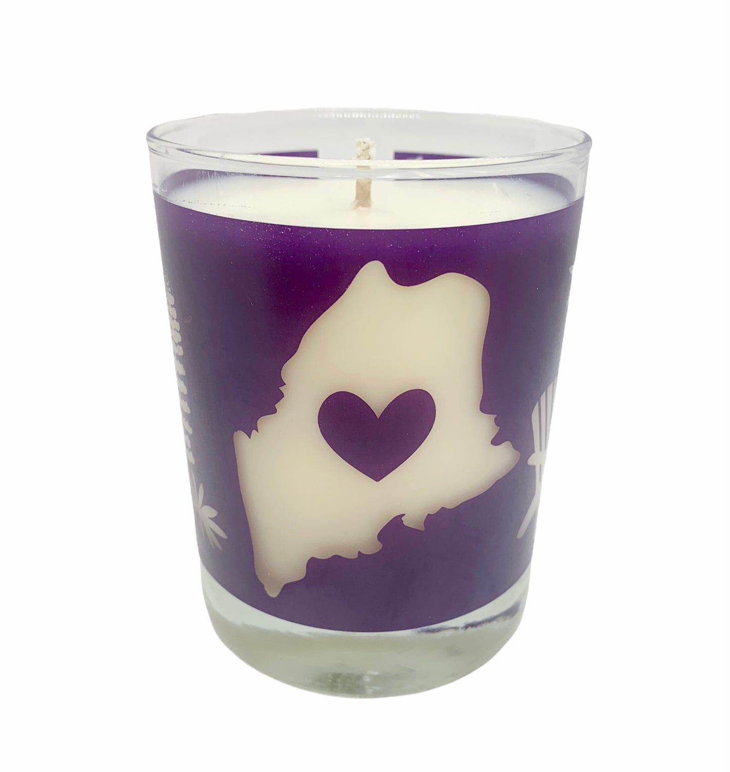 Purple Maine Lupine Travelers Candle