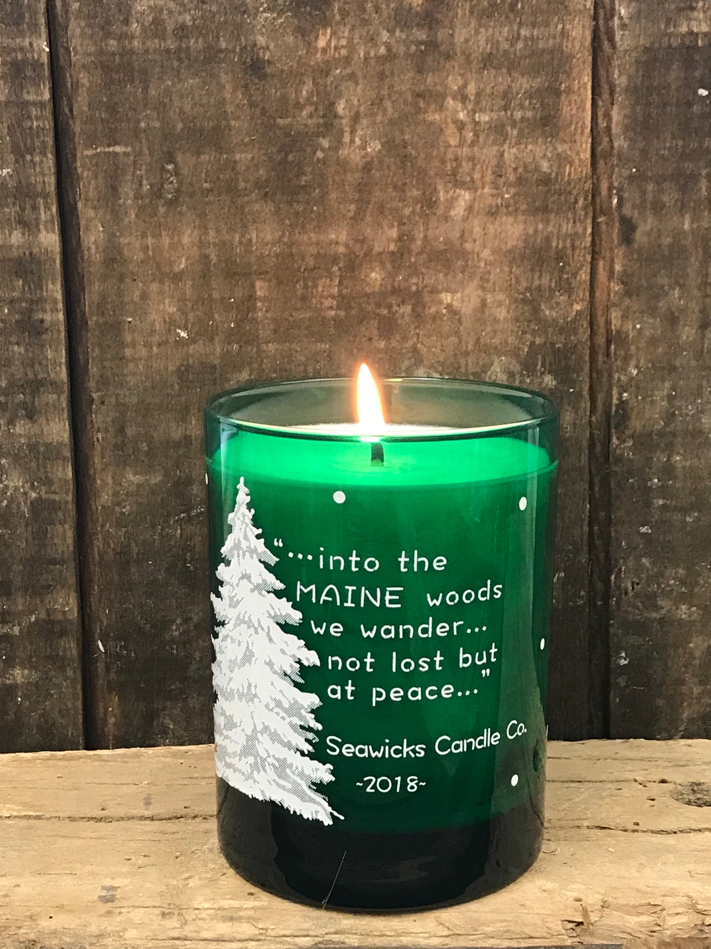 2018 LIMITED EDITION "Peace in the Maine Woods" TRAVELERS Candle