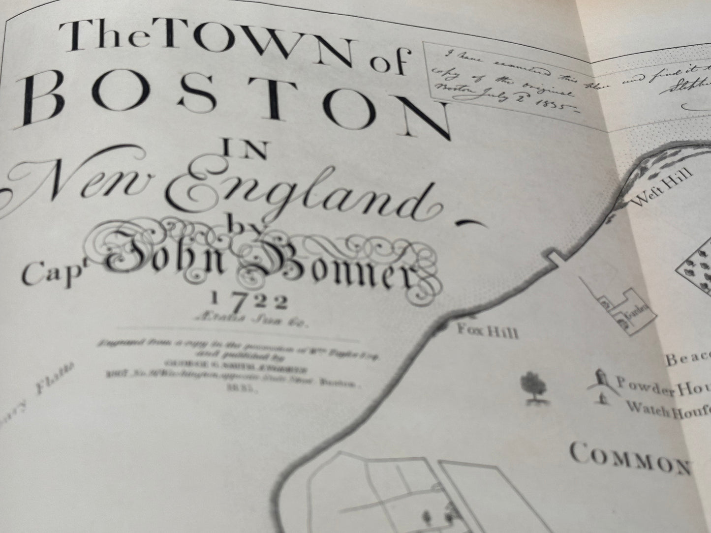 Very Rare 1894 "First Published Edition of the Hales Street-Line Survey of Boston" – John Groves Hales (1819 Survey)