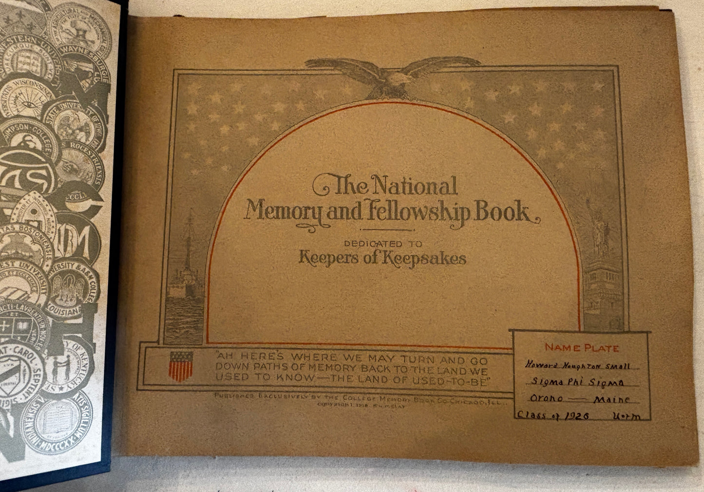 1923 UMaine "Roaring Twenties" College Scrapbook – Rare Bootleg & Sports Time Capsule!
