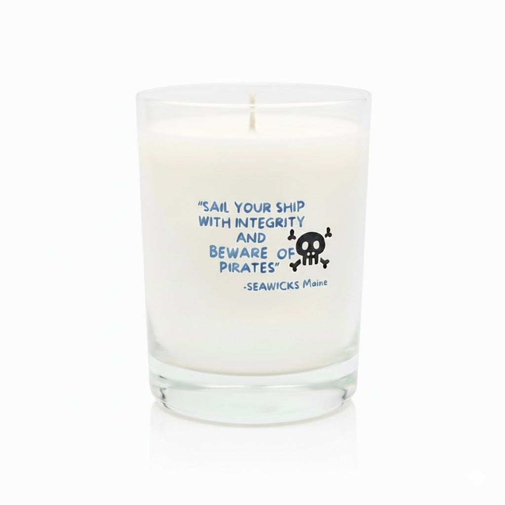 Pre-Order The "Beware of Pirates" Candle