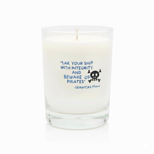 Pre-Order The "Beware of Pirates" Candle