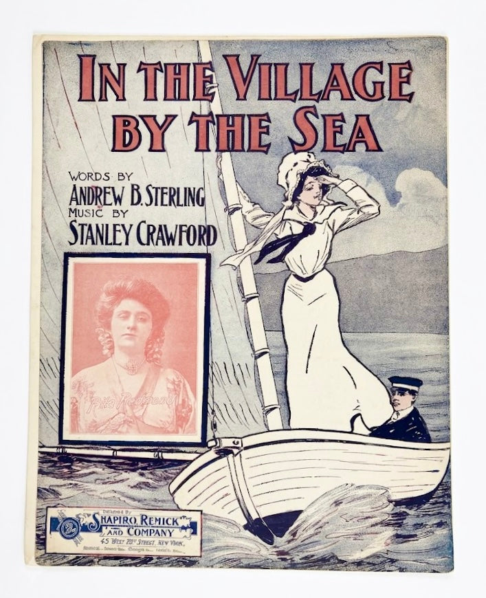 Antique 1904 Tin Pan Alley Sheet Music – "In The Village By The Sea"