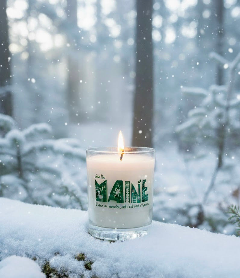 'Peace in the Maine Woods' Candle