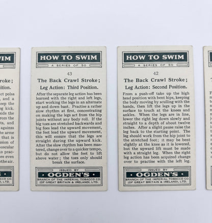1935 Ogden’s Cigarette Cards - A Dapper Lesson in the Back Crawl