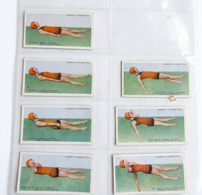 1935 Ogden’s Cigarette Cards - A Dapper Lesson in the Back Crawl
