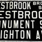 Vintage Portland Maine Bus Scroll - Westbrook - Monument Brighton
