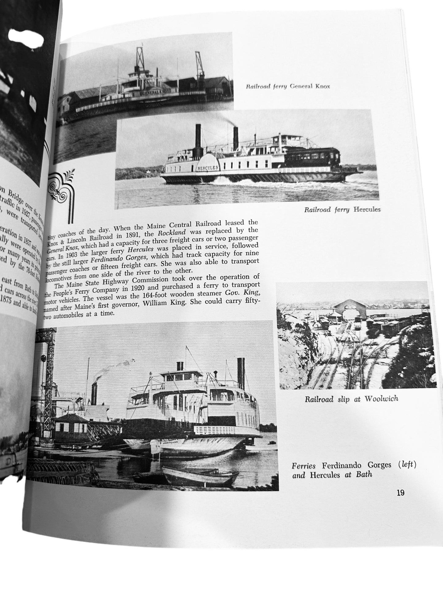 1971 Vintage Kennebec Steamboat Album of Boothbay Harbor