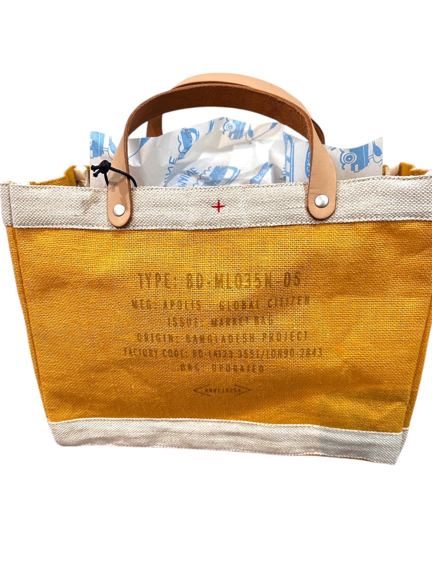 'Sometimes you just Need to Get Away' Petite Market Tote Sunshine Yellow (1 available)