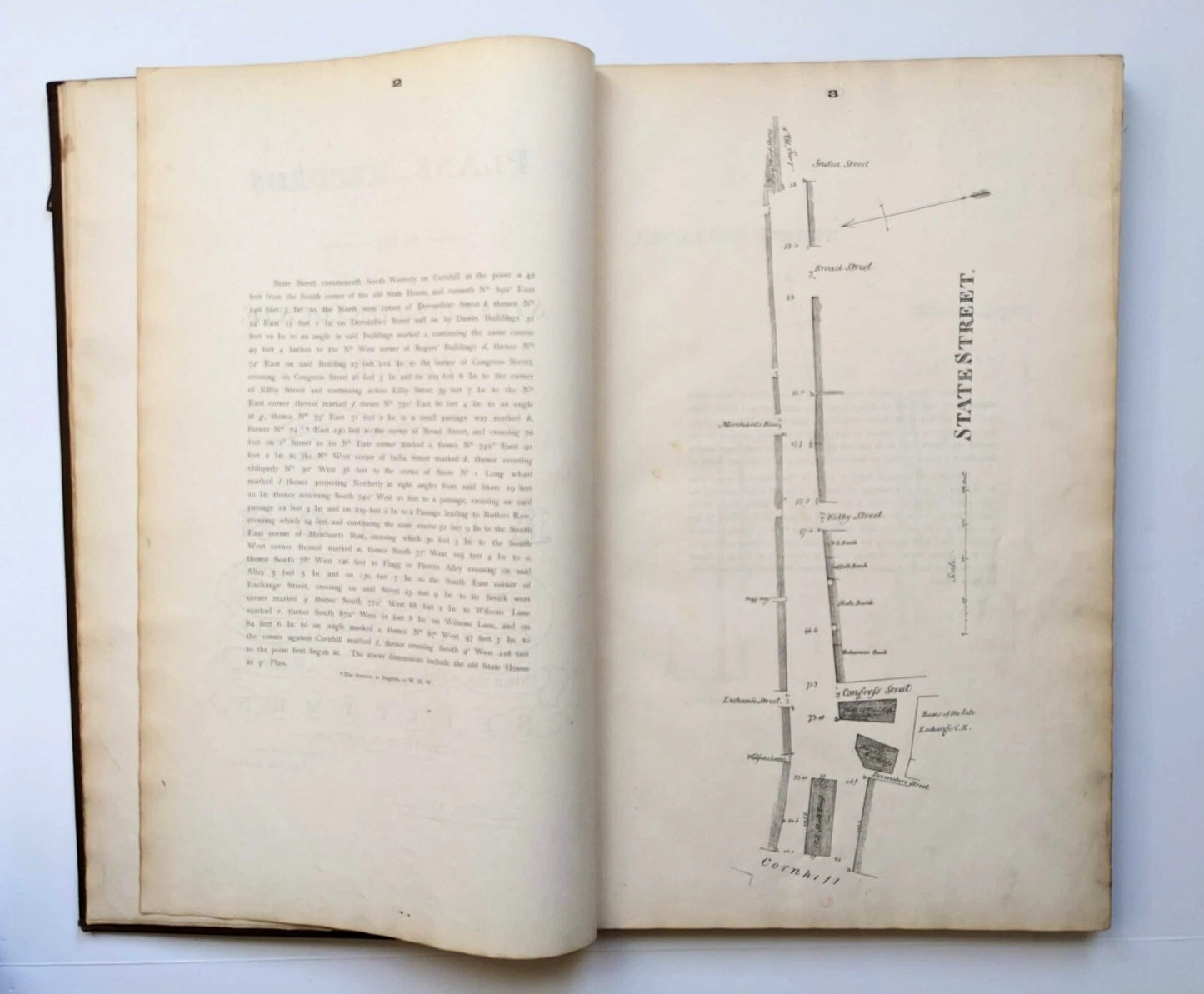 Very Rare 1894 "First Published Edition of the Hales Street-Line Survey of Boston" – John Groves Hales (1819 Survey)