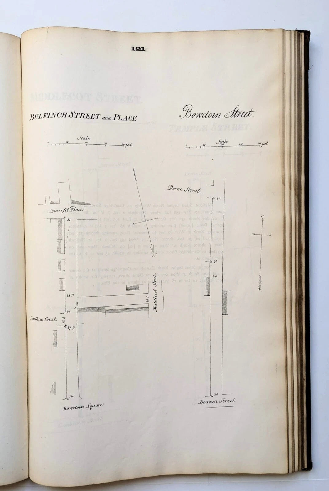 Very Rare 1894 "First Published Edition of the Hales Street-Line Survey of Boston" – John Groves Hales (1819 Survey)