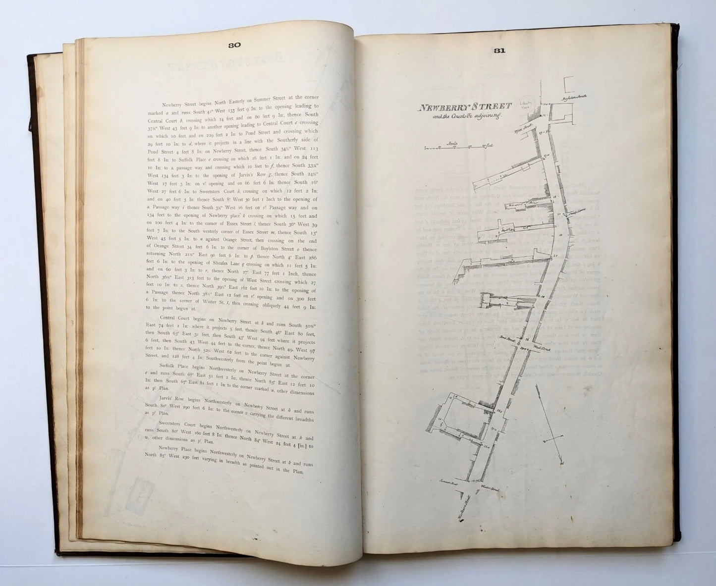 Very Rare 1894 "First Published Edition of the Hales Street-Line Survey of Boston" – John Groves Hales (1819 Survey)