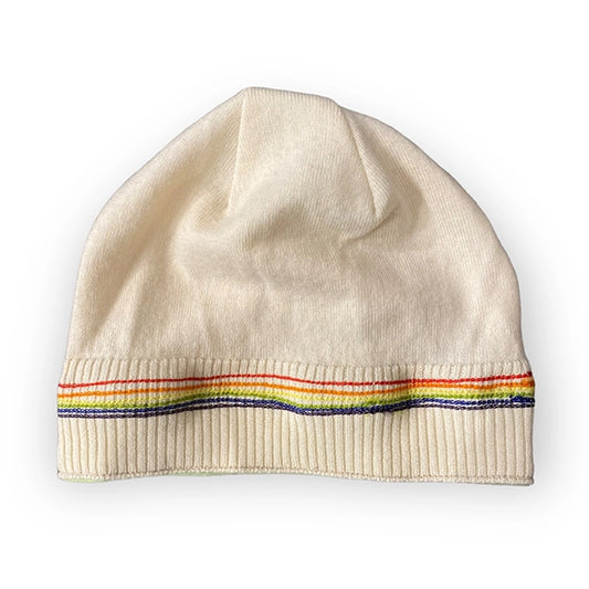 Recycled Wool Hat-Rainbow