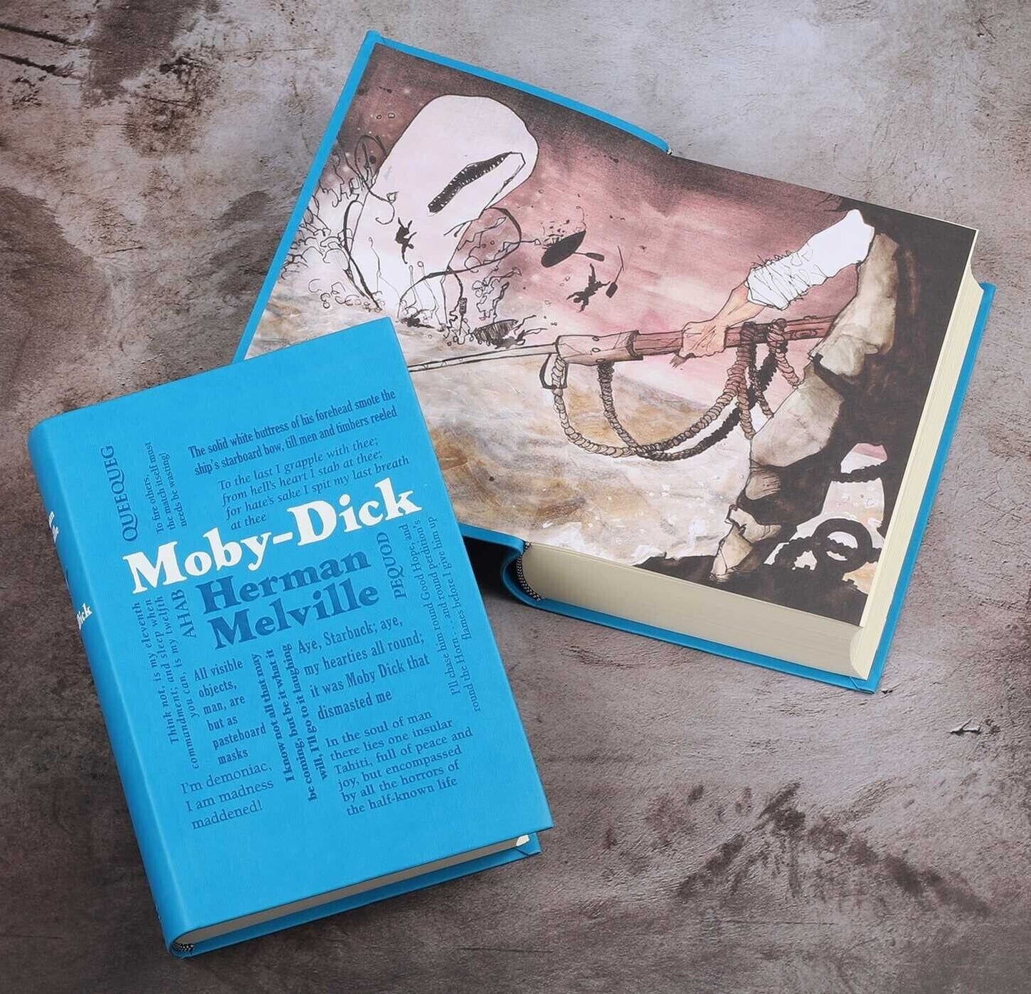 Moby Dick by Herman Melville - Collectible Deluxe Special Gift Edition