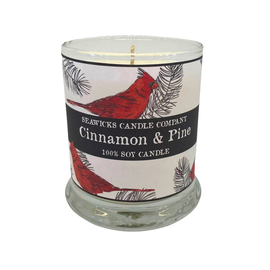 Cinnamon & Pine 100% Soy Candle at q