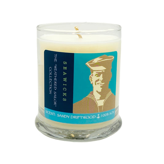 The Weathered Sailor Sandy Driftwood Candle